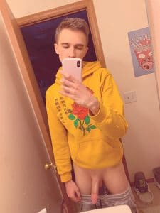 Cute boy with shaved penis